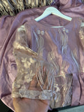 Purple Lace Dress - Size 10-12